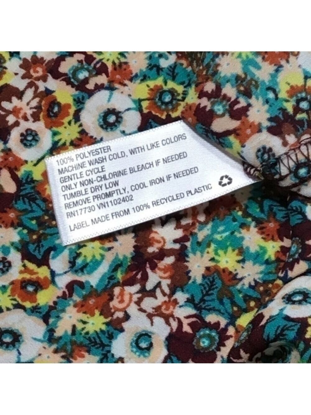 Sleeveless High Neck Floral Ruffled Top NWOT  Women's Tops Size Small - Picture 7 of 7